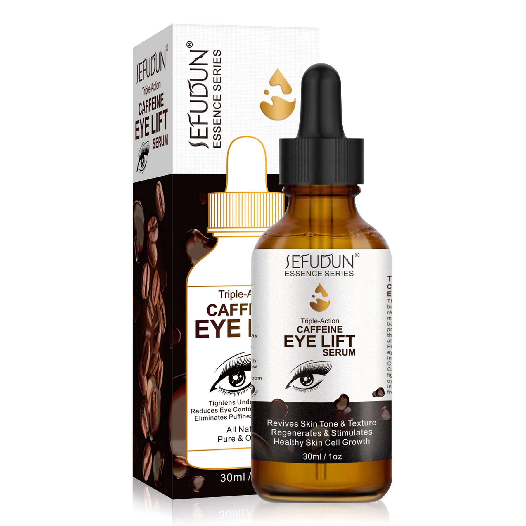 ALIVER oogserum met cafeïne collageen hyaluronzuur