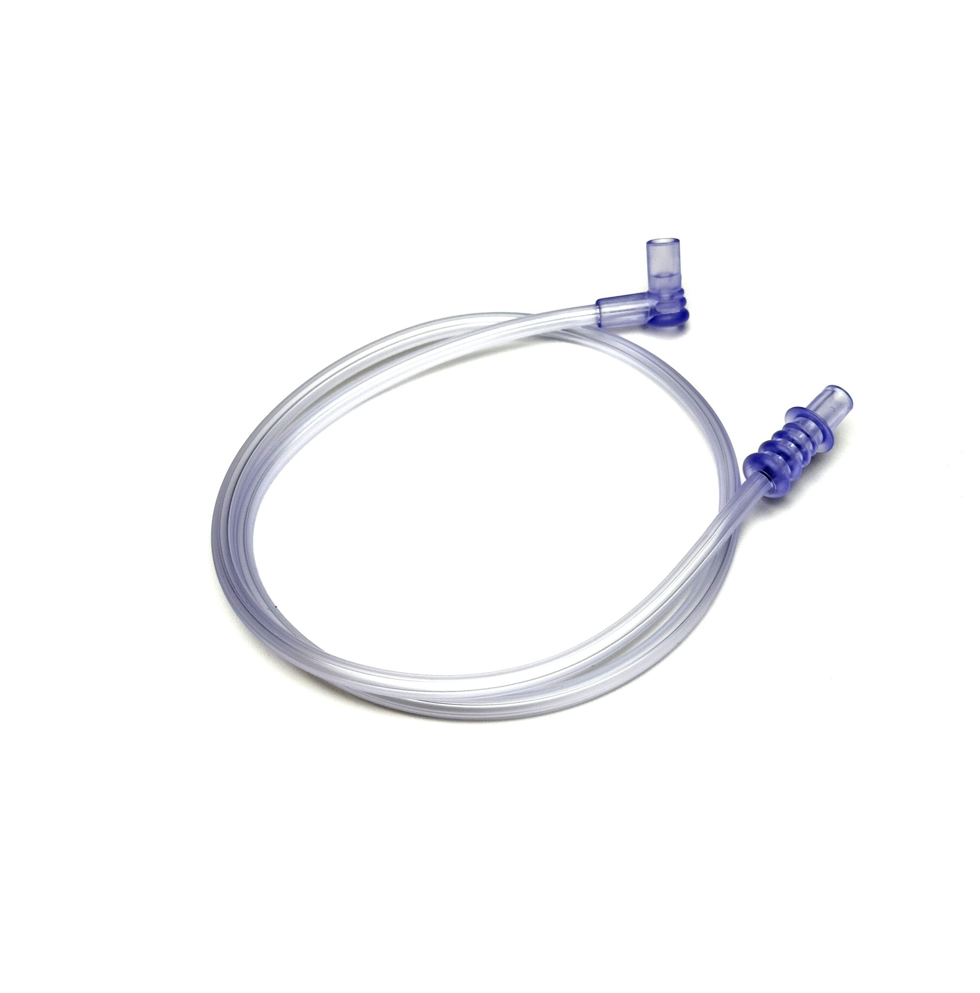Tuyau flexible avec raccord coudé et connecteur.