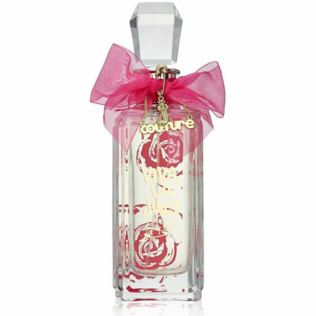 Viva La Juicy La Fleur Eau de Toilette fles met roze strik.