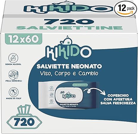 Kikido Lingettes Bébé Humides