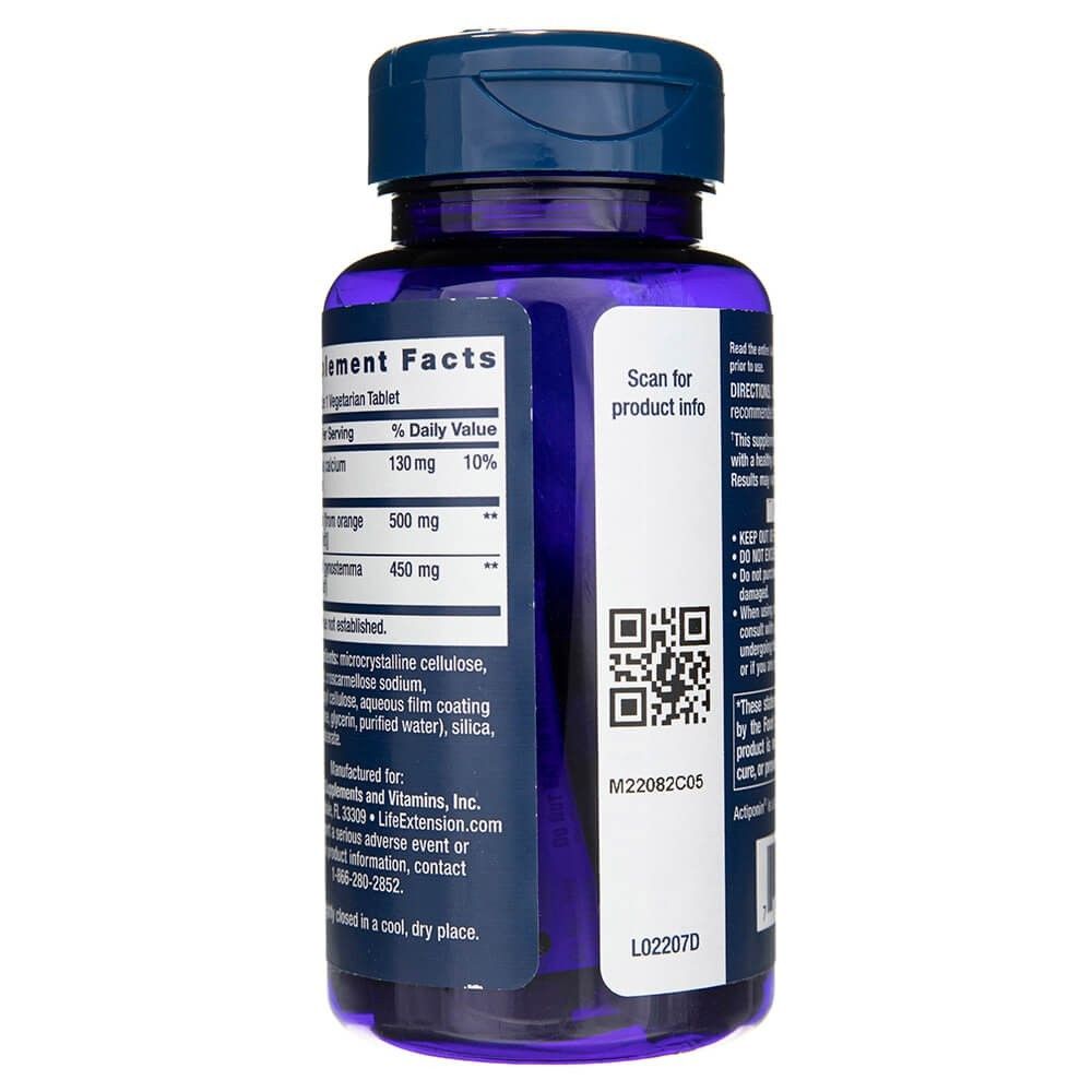 Dos de la bouteille avec code QR et numéro de lot.