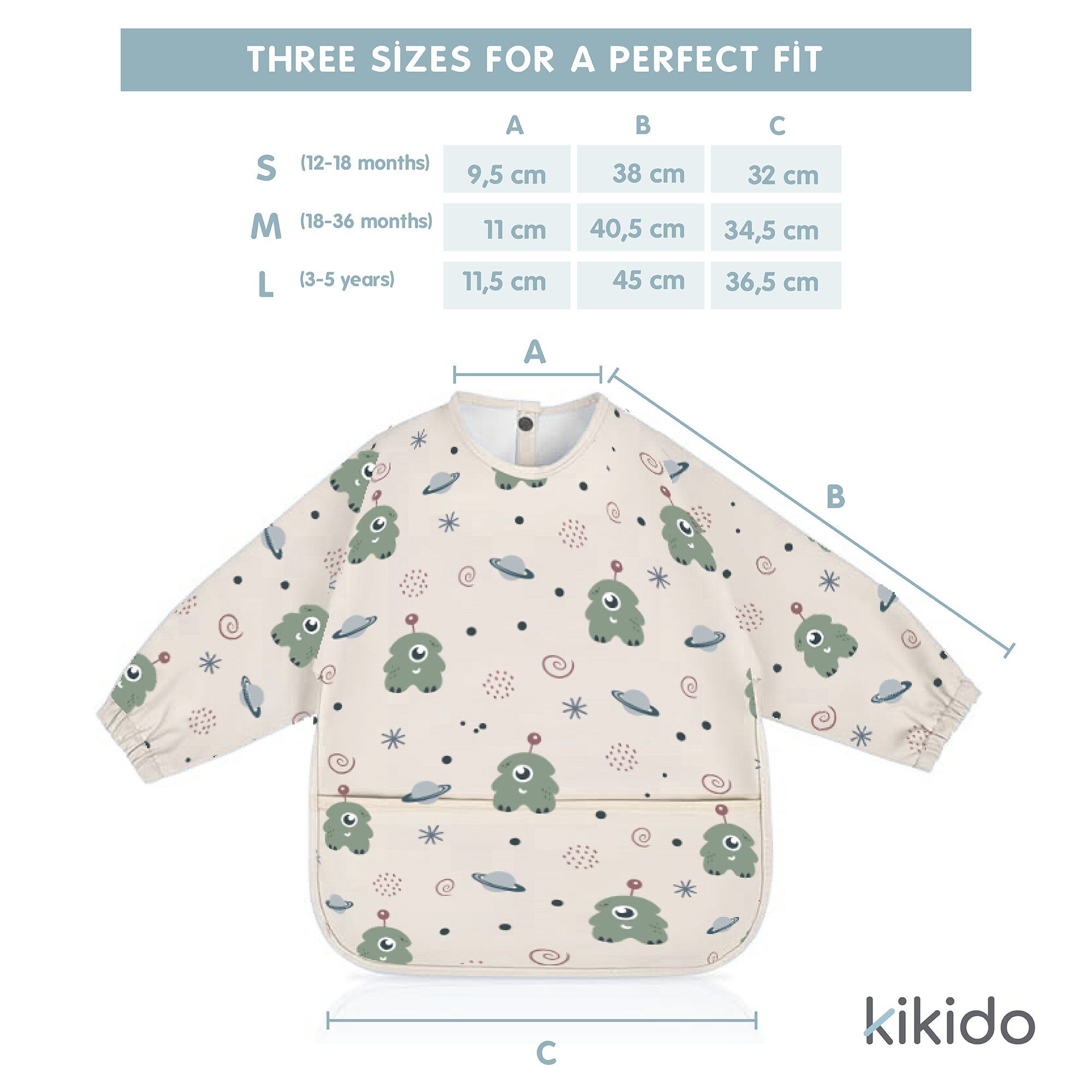 Kikido Slab met mouwen Alpaca