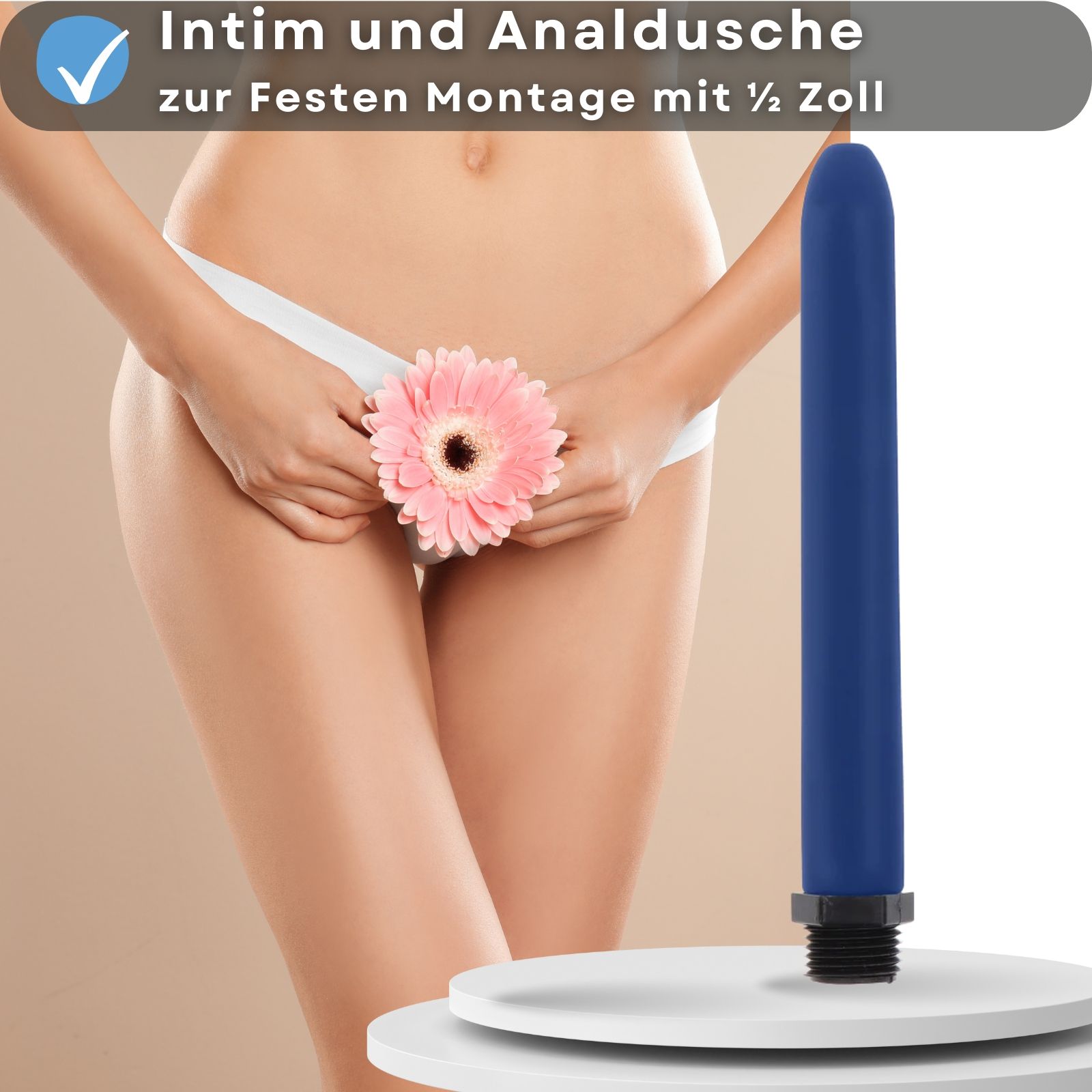 Lovelyness - Anale en intieme douche-opzetstuk - 15 cm