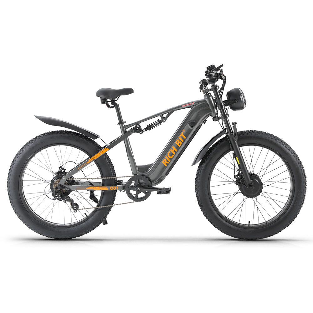 RICH BIT C01 VTT électrique, batterie 48 V 20 Ah, suspension intégrale