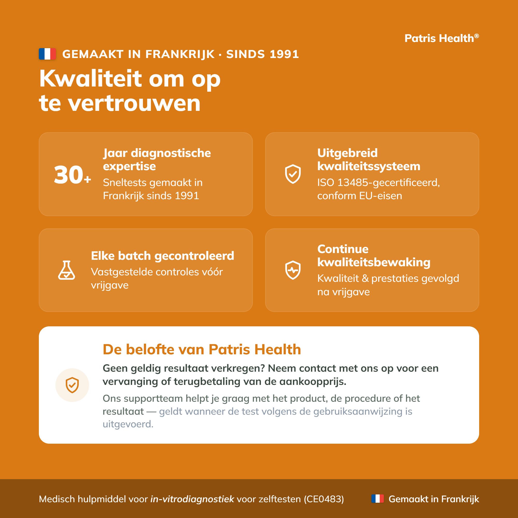 Nederlandse pagina: Begrijpen van de testresultaten van de Zelf-test Coeliakie.