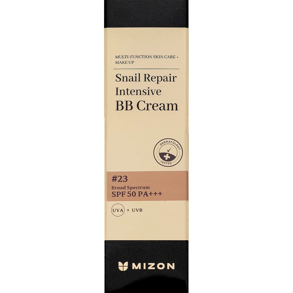 Quatre teintes de BB Cream en cercles. Teintes: #21, #23, #27, #31.