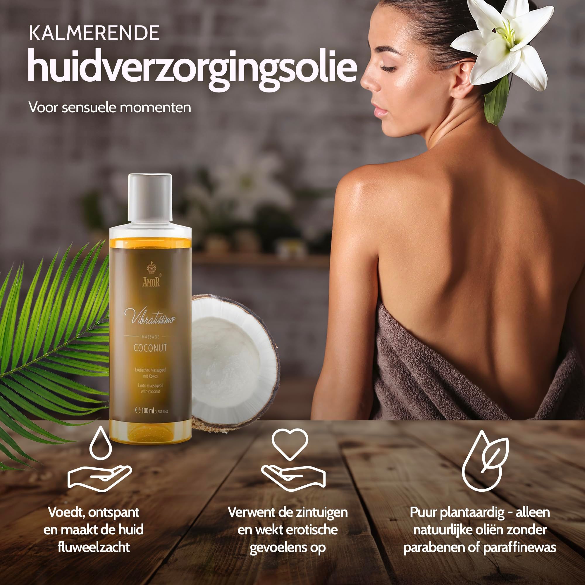 Vibratissimo Massageolie Coconut