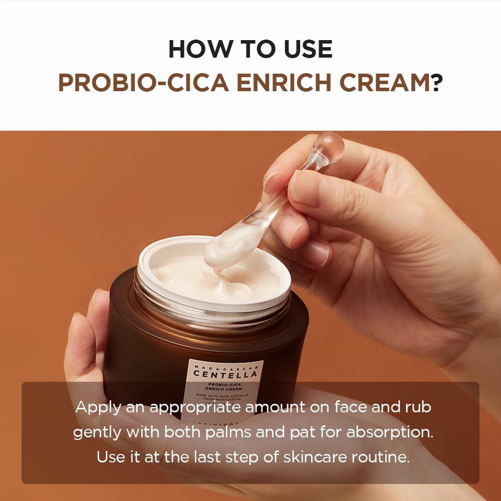 Instructions d'utilisation : Appliquer la crème et tapoter.