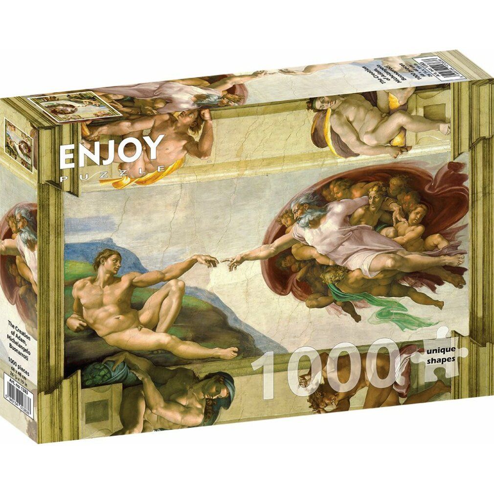 enjoy Puzzel Michelangelo Buonarroti: Creatie van Adam 1000 stuks