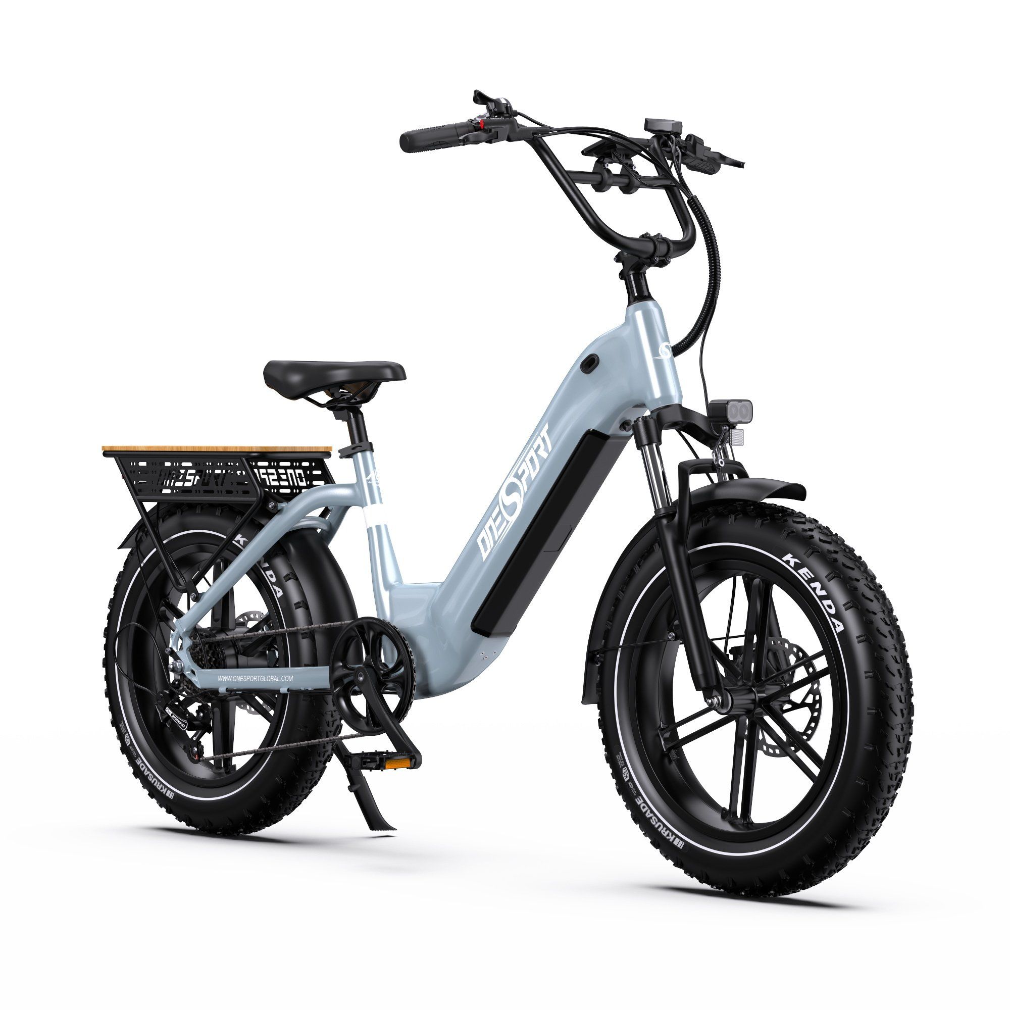 ONESPORT OT08 Vélo électrique tout-terrain - Moteur 500 W - Batterie 48 V 18 Ah