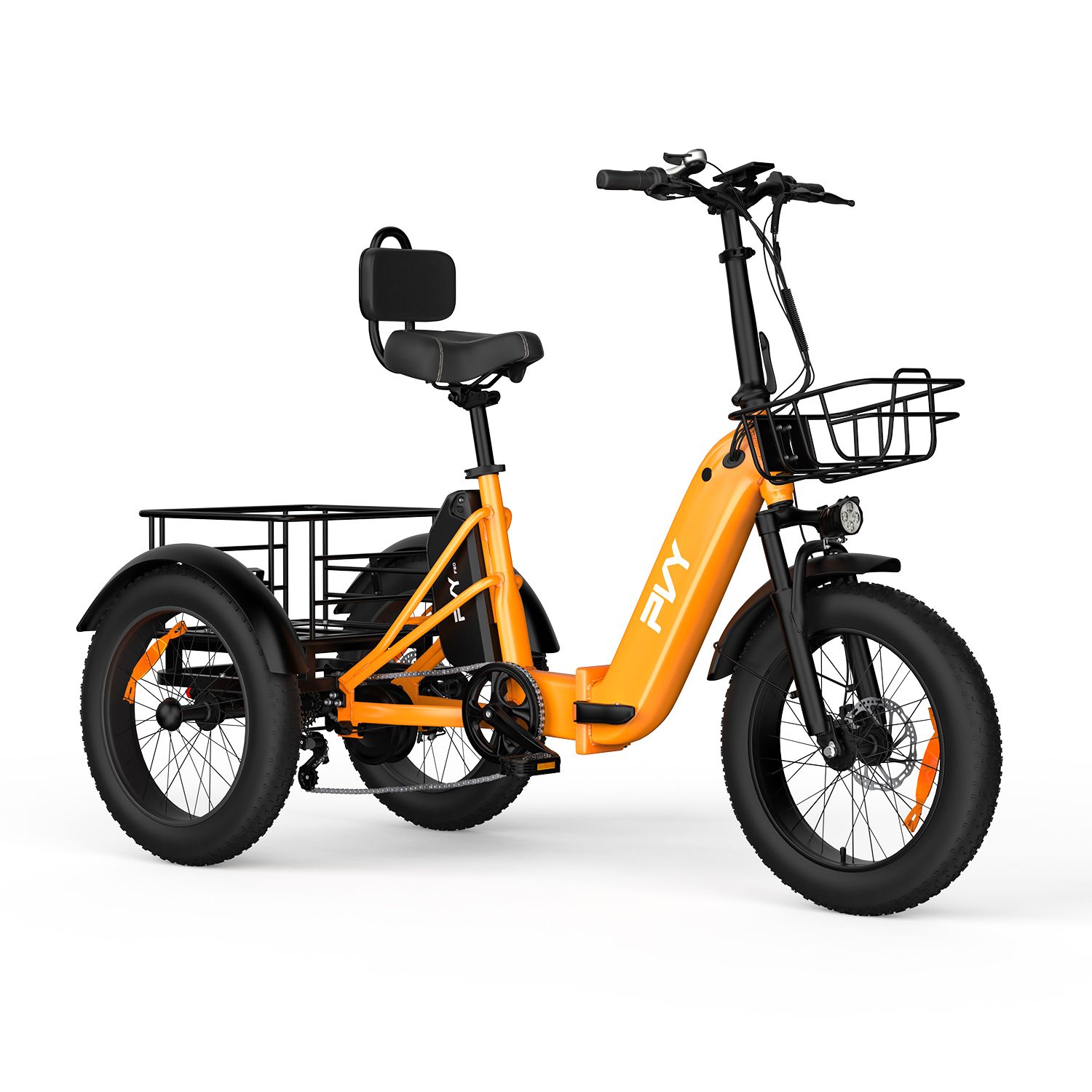 PVY F20 Tricycle électrique pliable, batterie 48 V 21 Ah