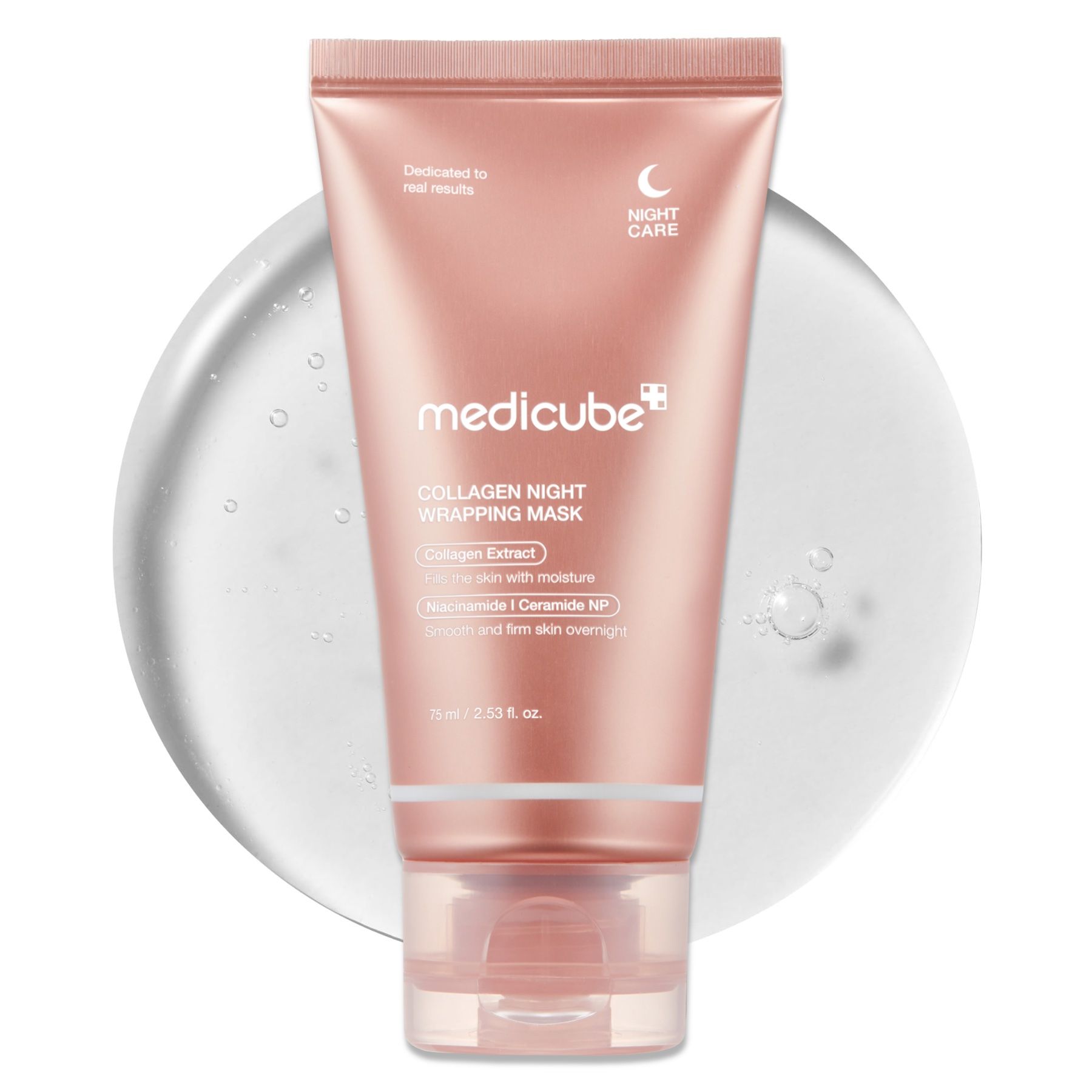 Tube de masque de nuit au collagène Medicube