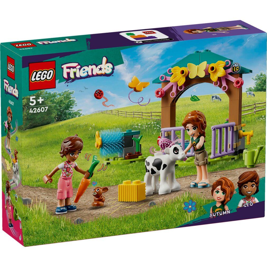 Ensemble LEGO Friends. Figurines, animal, bâtiment et accessoires. L'emballage montre l'ensemble. Recommandé pour les 5 ans et plus.