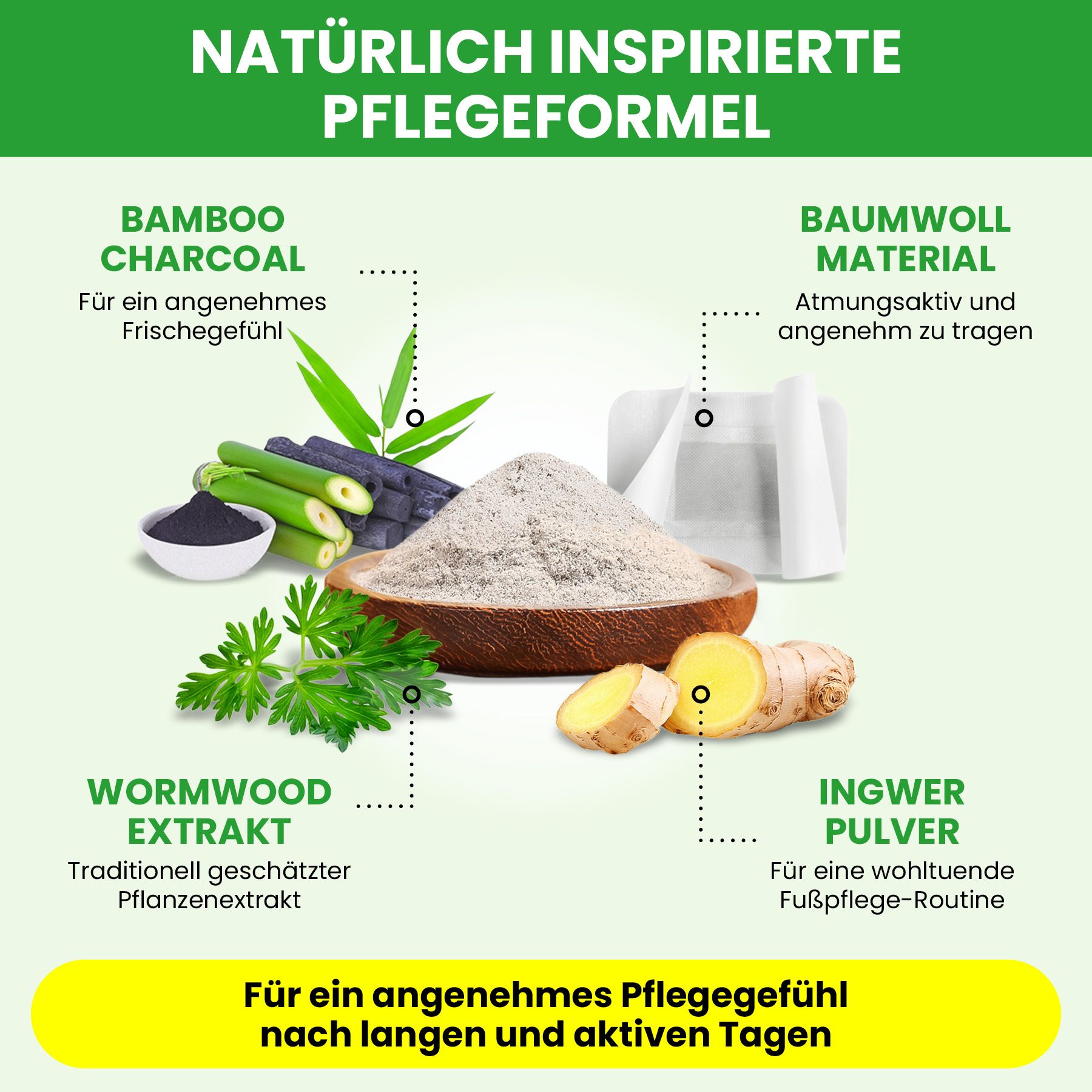 Aliver Patchs détox au vinaigre de bambou, à la poudre de gingembre et au vinaigre de bois