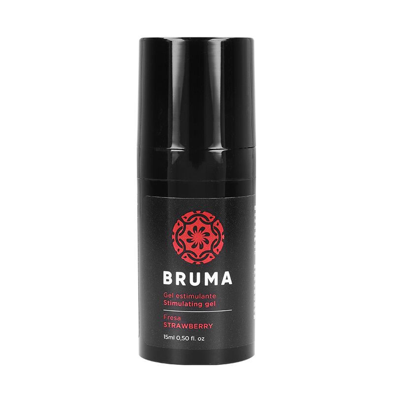 Bruma stimulerende gel flesje, aardbeiensmaak, 15ml.