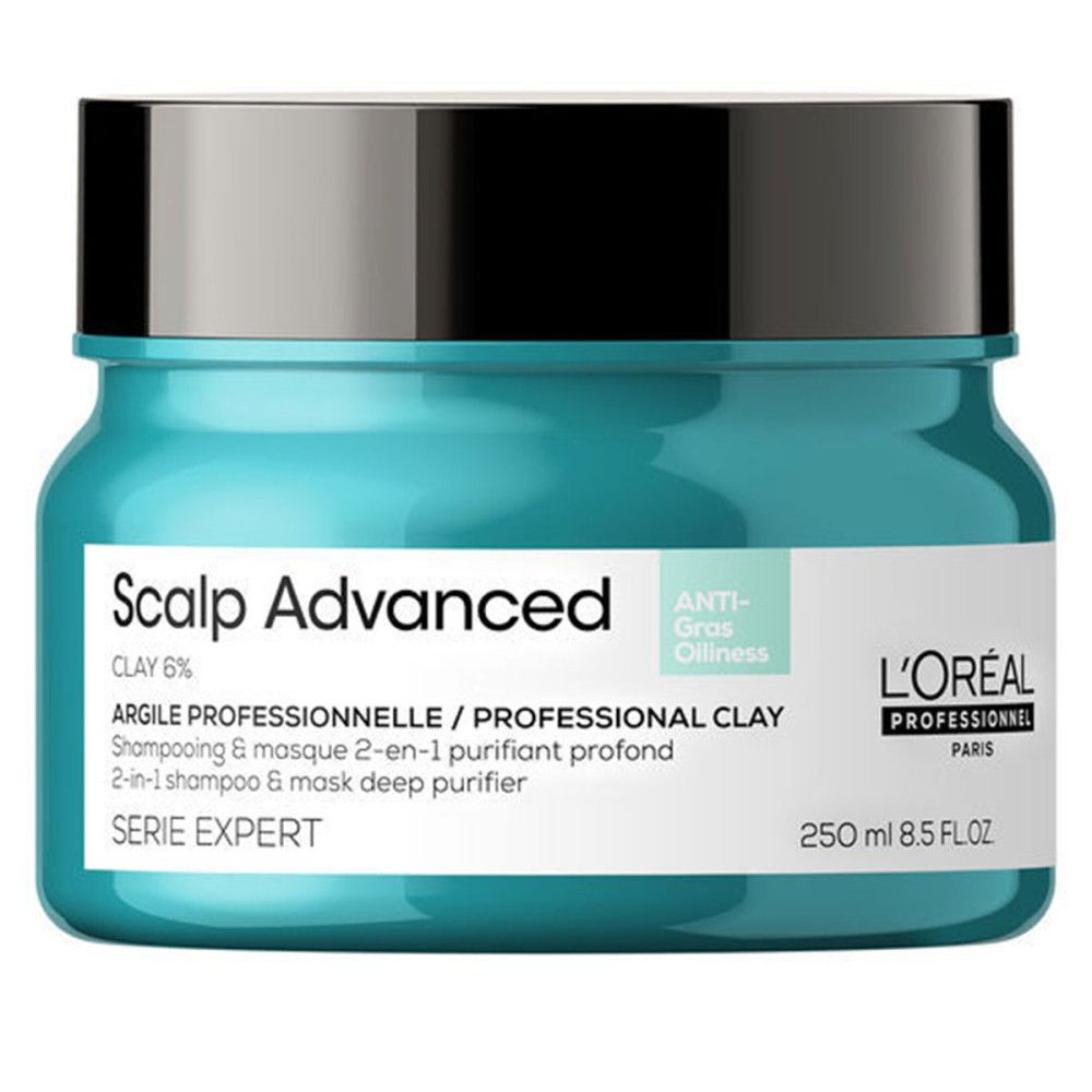L'Oréal Serie Expert Scalp Advanced Diep Reinigende Shampoo & Masker met Klei, 250 ml.