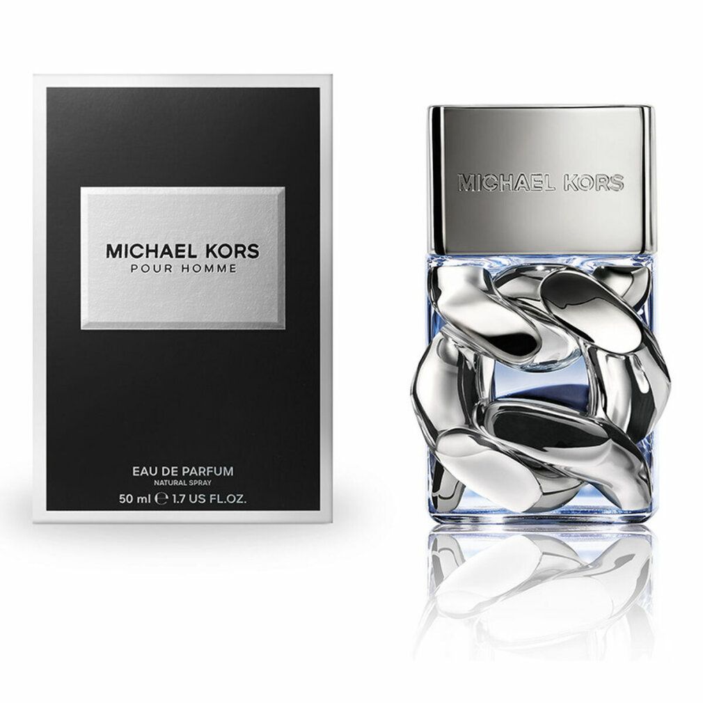 Michael Kors Pour Homme Eau de Parfum flesje en verpakking.