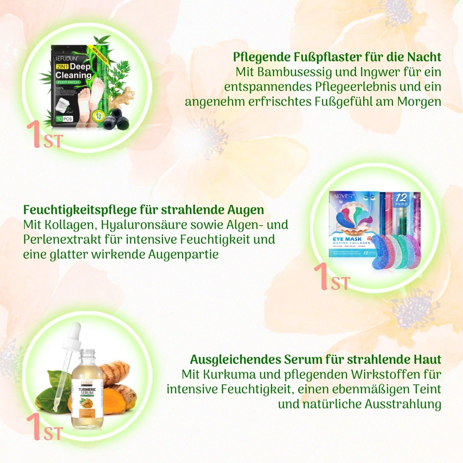 P-Beauty Coffret cadeau pour femme beauté et soins de la peau
