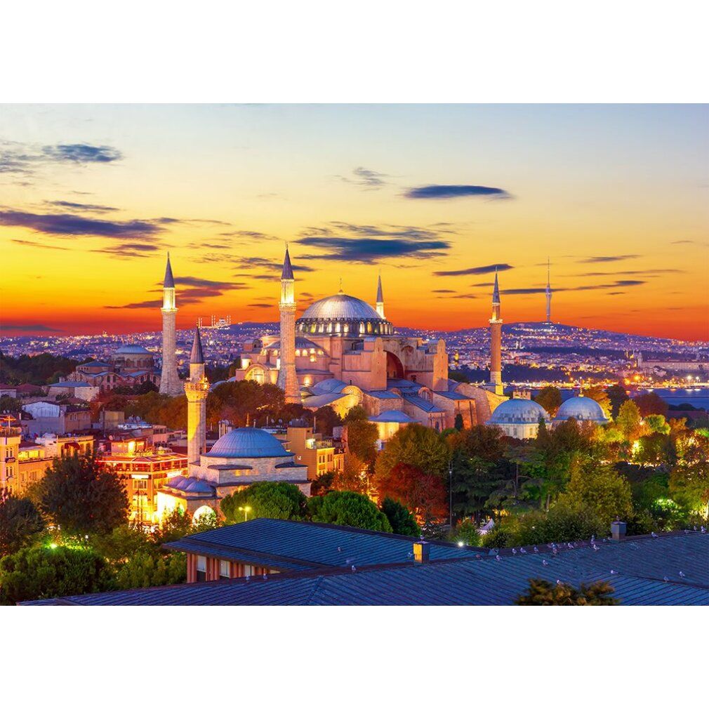 enjoy Puzzel Hagia Sofia bij zonsondergang, Istanbul 1000 delen