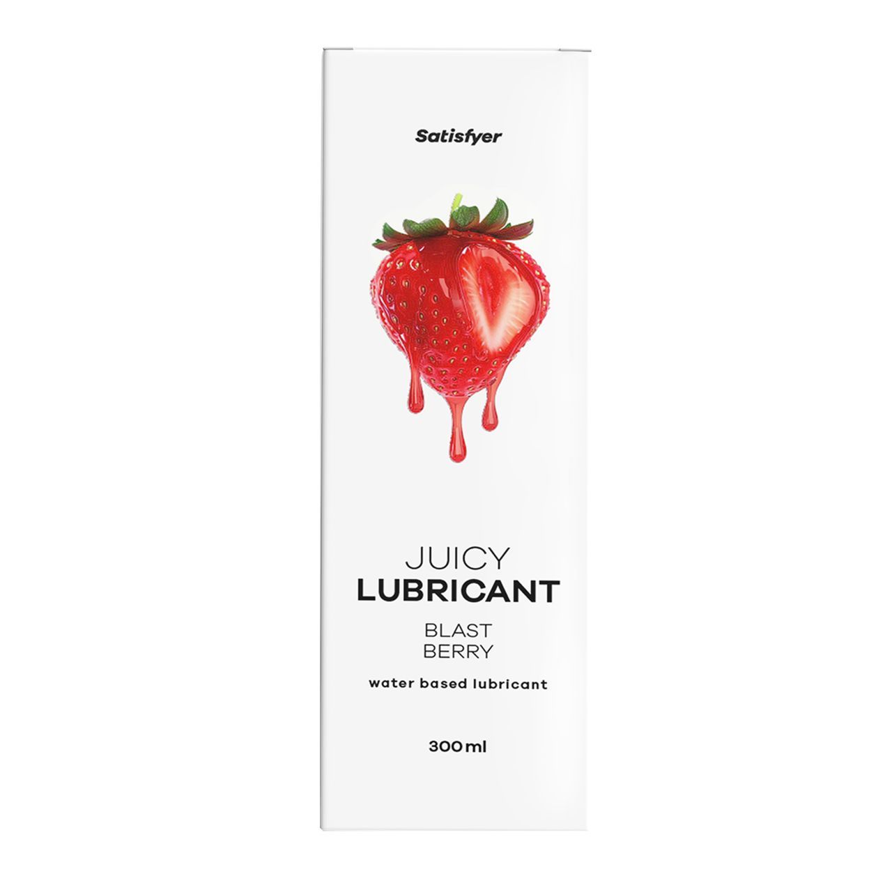 Satisfyer Juicy Lubricant Blast Berry, glijmiddel op waterbasis, 300ml.
