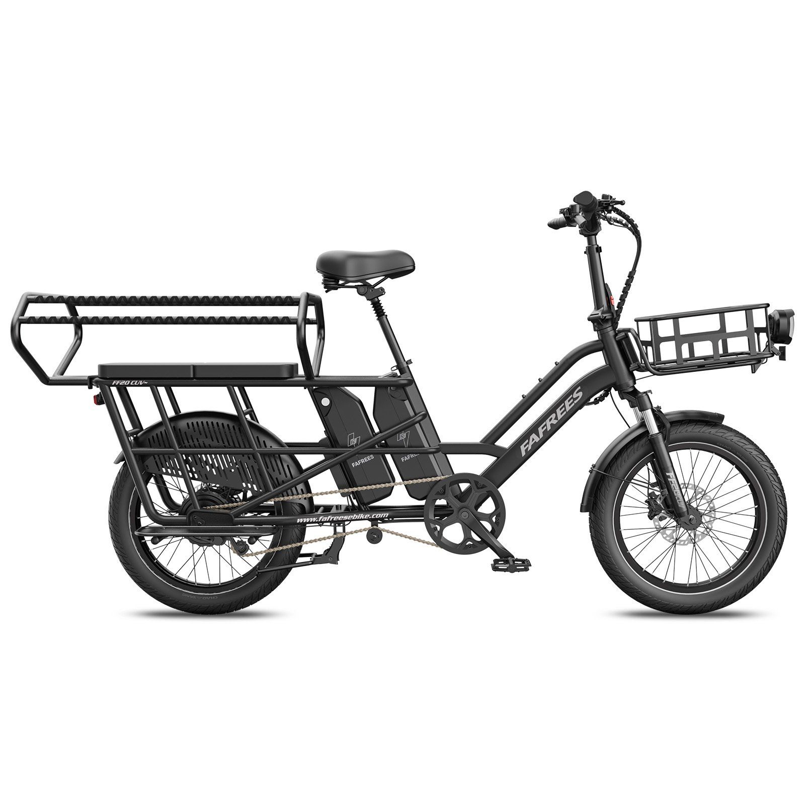 FAFREES FF20 CUV Vélo électrique modulable à longue queue – Double batterie 30 Ah