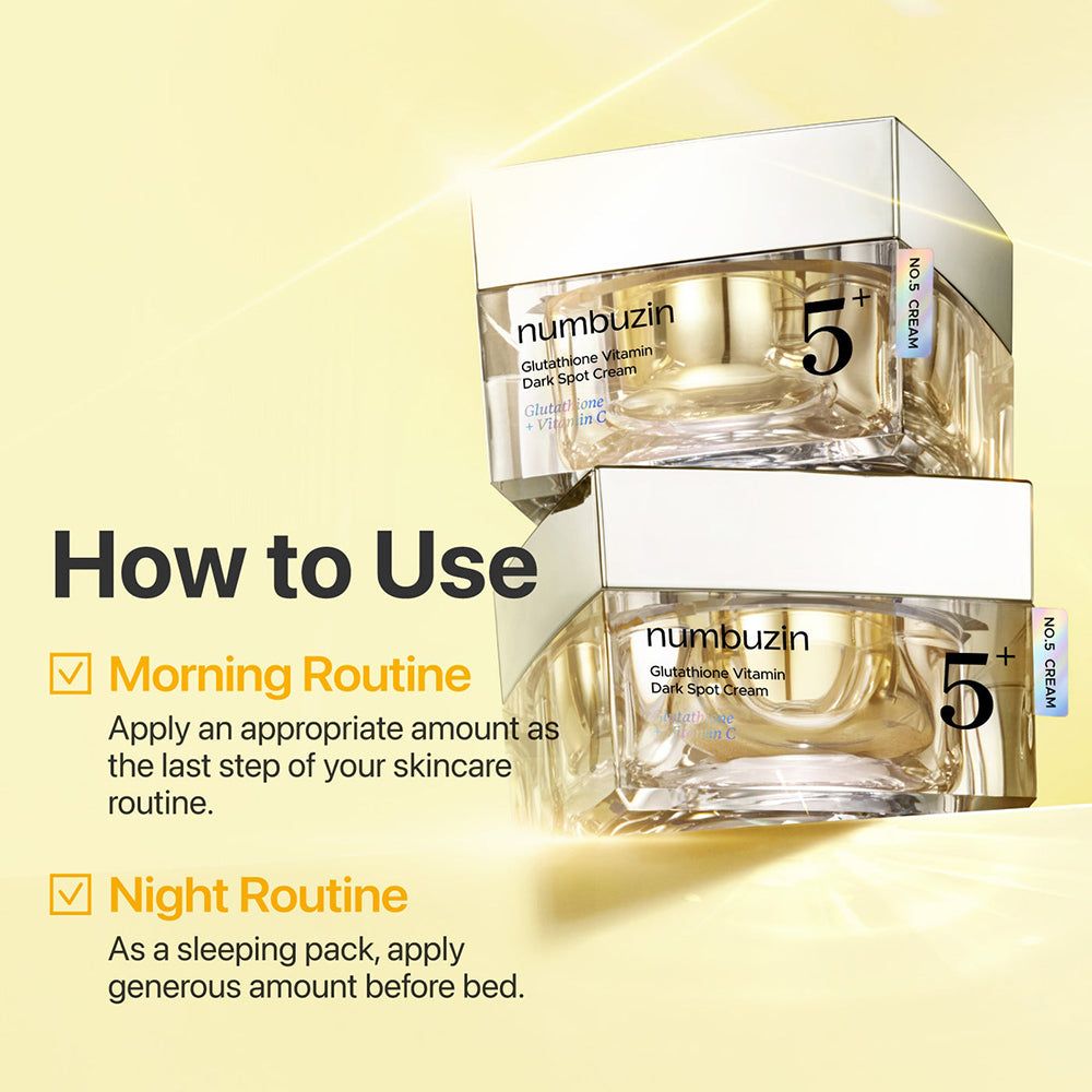NUMBUZIN Nr.5 Vitamine Glutathion Dark Spot Laser Crème
