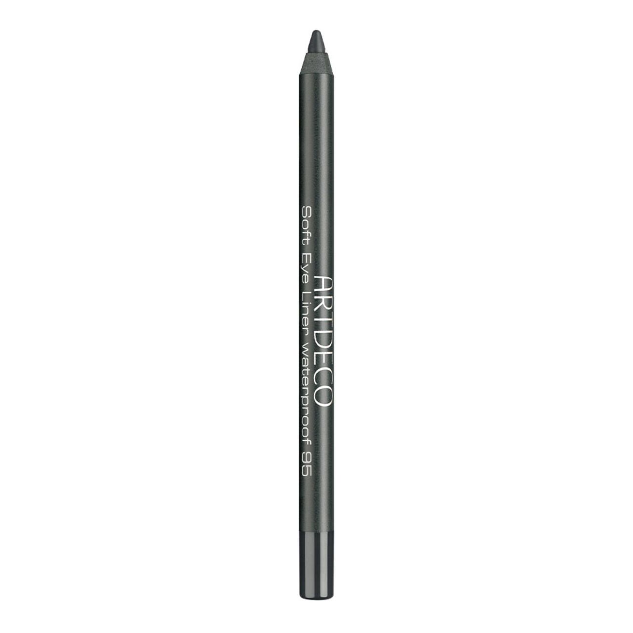 Grijze Artdeco Soft Eye Liner Waterproof 95. Potlood met zwarte punt en tekst.