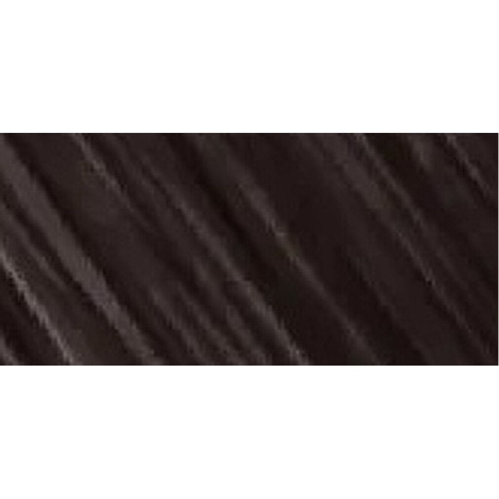 Donkerbruine haarstreng. Schuine weergave. Textuur en kleur duidelijk zichtbaar. Geen verdere details.