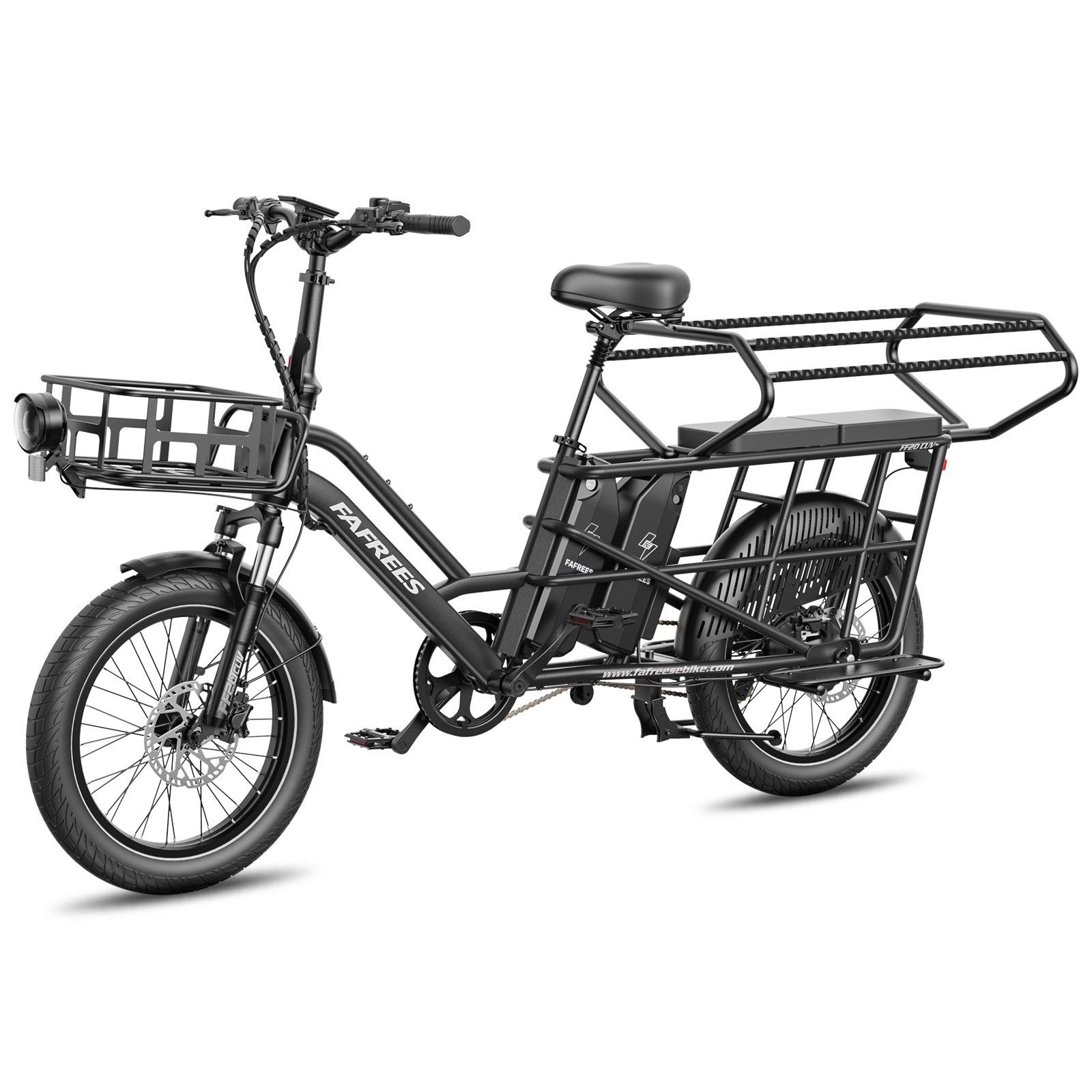 FAFREES FF20 CUV Vélo électrique modulable à longue queue – Double batterie 30 Ah