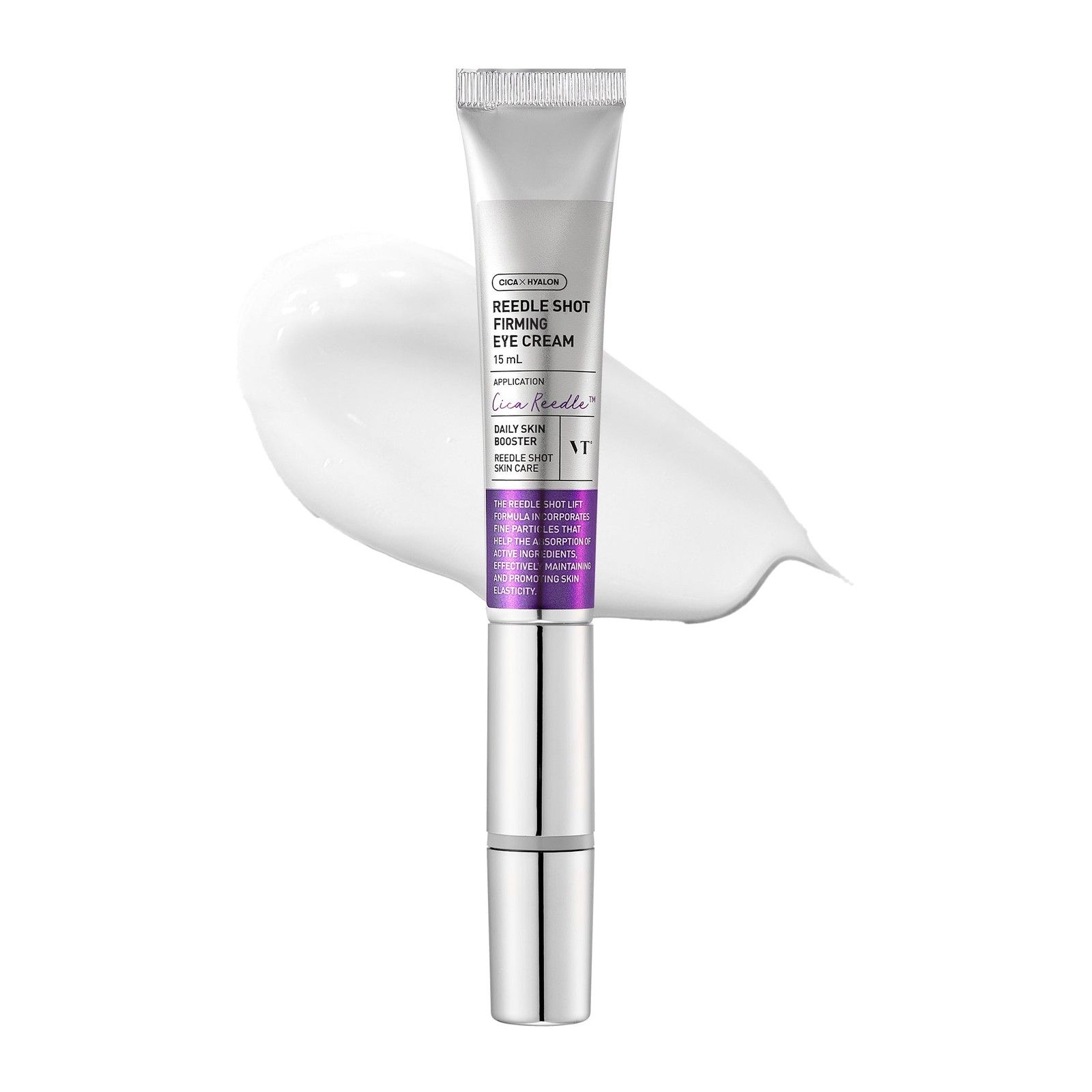 VT COSMETICS Reedle Shot Lifting Cream tube met witte crème.