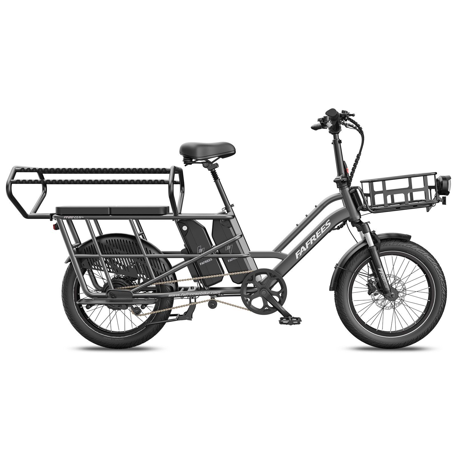 FAFREES FF20 CUV Vélo électrique modulable à longue queue – Double batterie 30 Ah