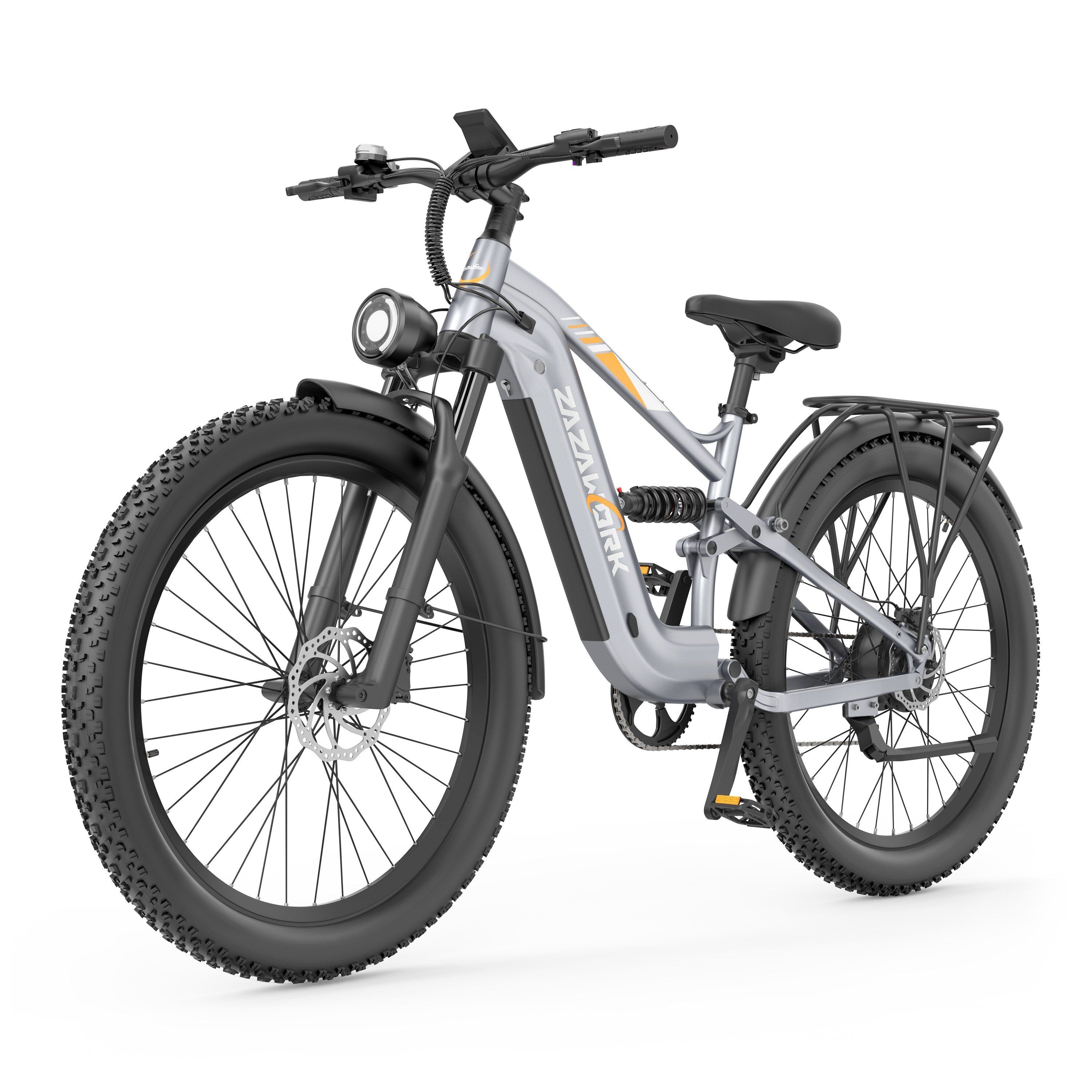 ZAZAWORK CF500 VTT électrique, batterie 48 V 20 Ah, autonomie de 90 km
