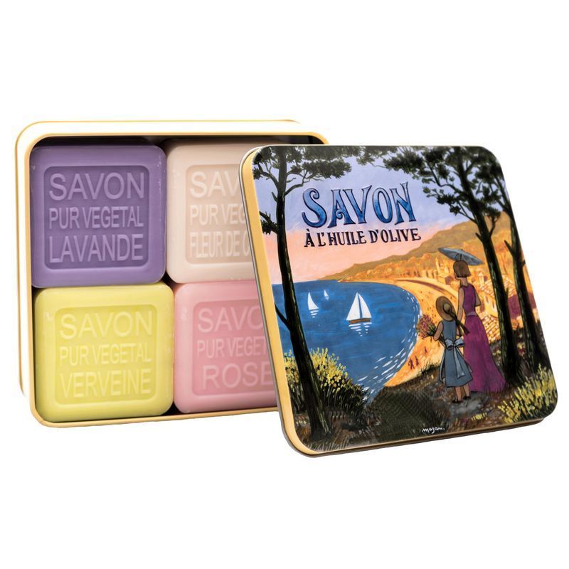 La Savonnerie de Nyons - Coffret métal avec savon - Côte d'Azur