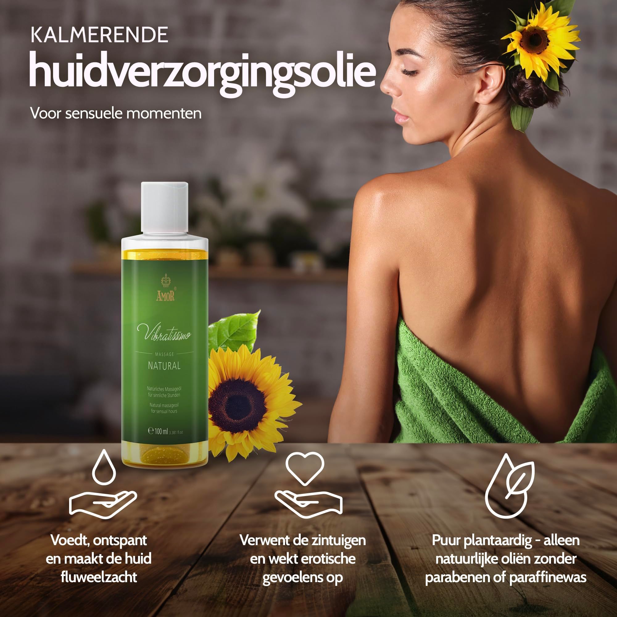 Vibratissimo Massageolie Natural