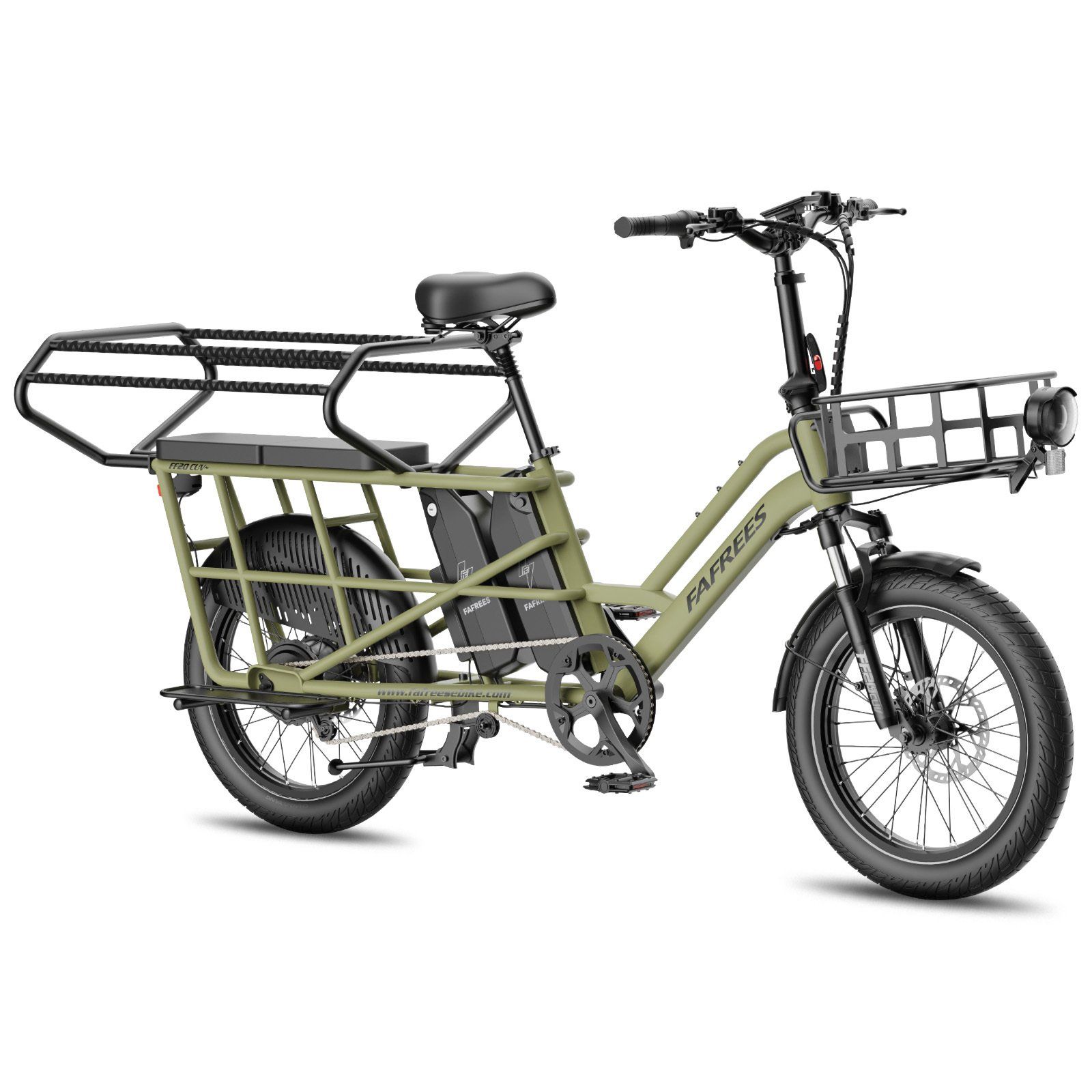 FAFREES FF20 CUV Vélo électrique modulable à longue queue – Double batterie 30 Ah