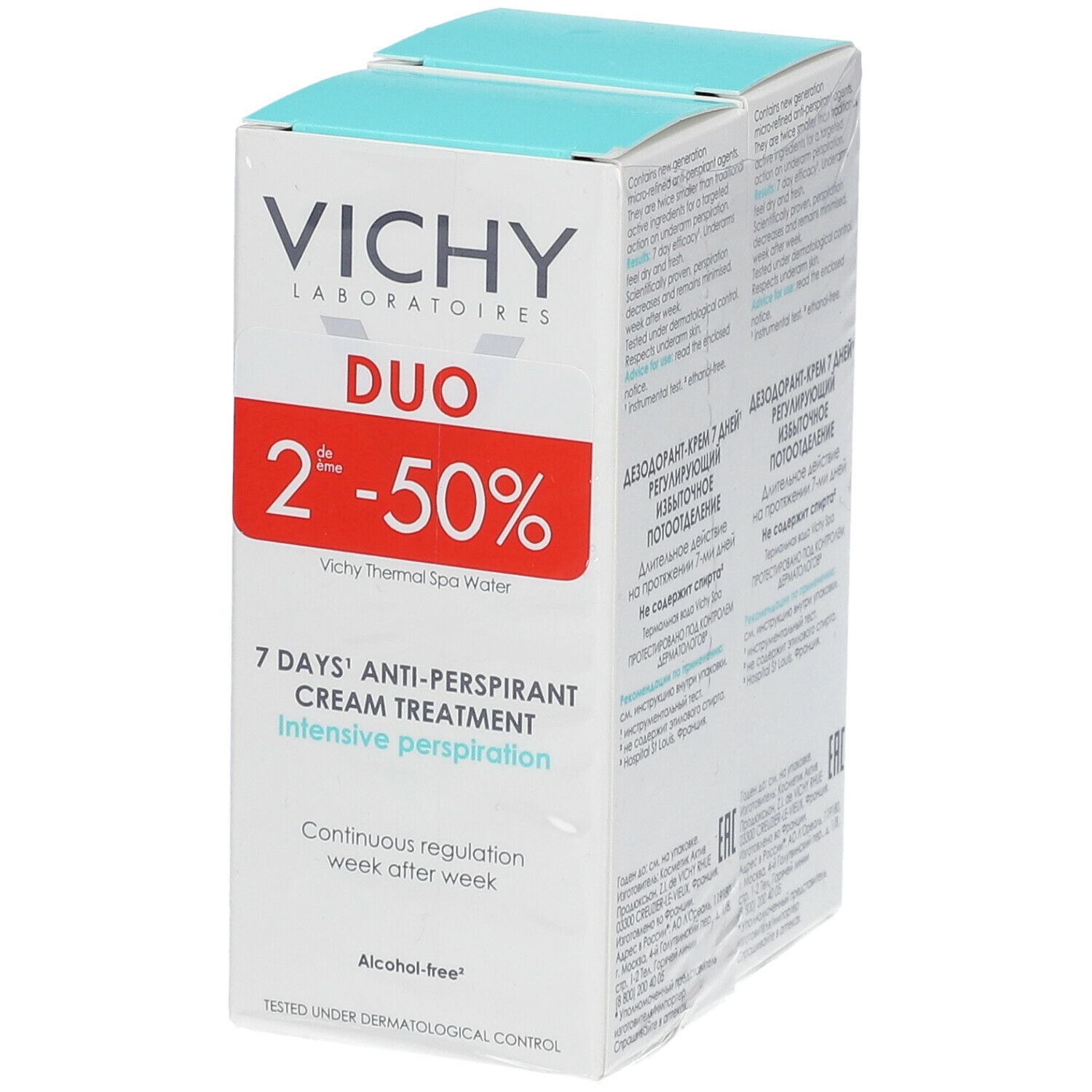 Vichy Traitement Anti-Transpirant 7 Jours Promo 2ième -50%