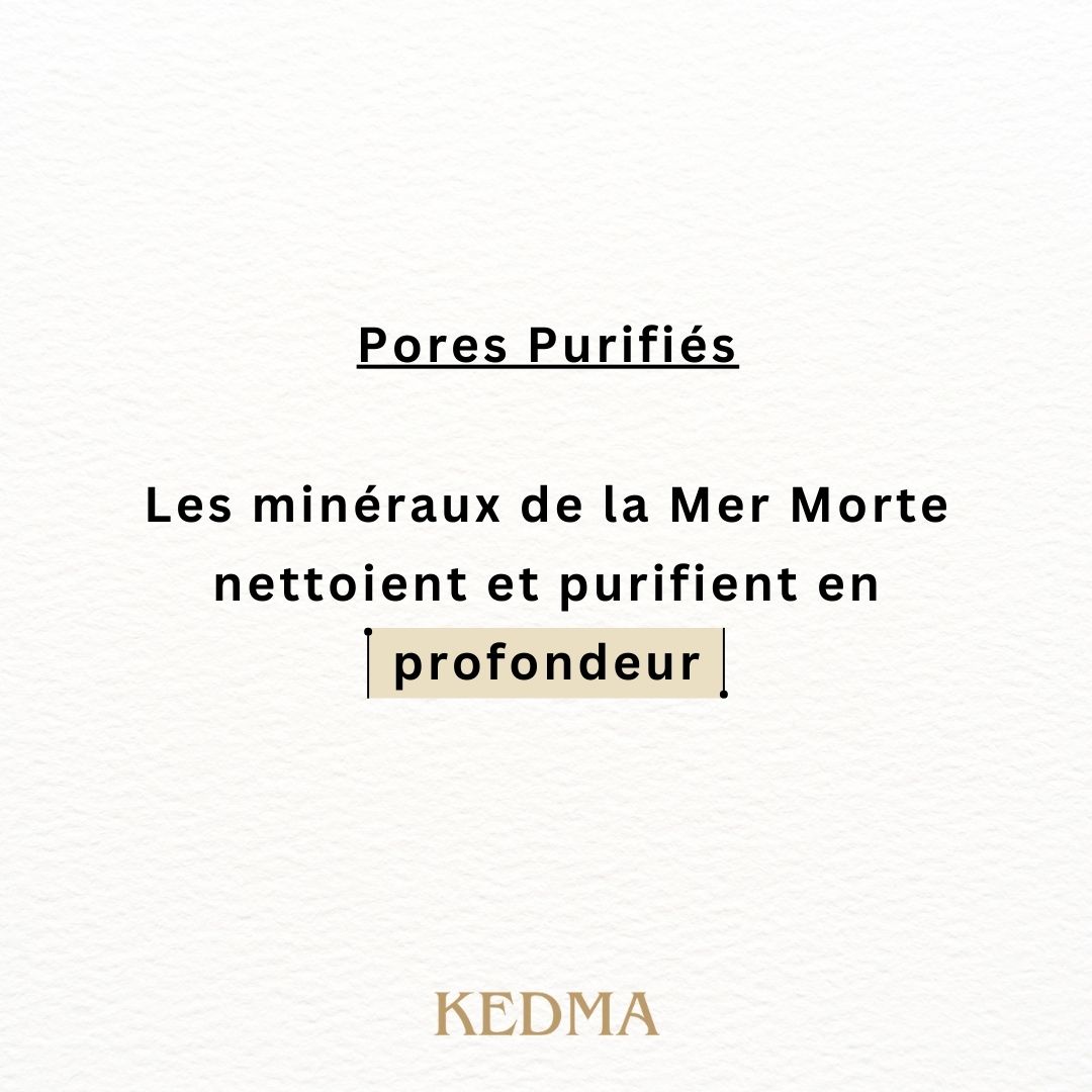 Kedma - Peeling Visage à l'Or 24K et aux Minéraux de la Mer Morte