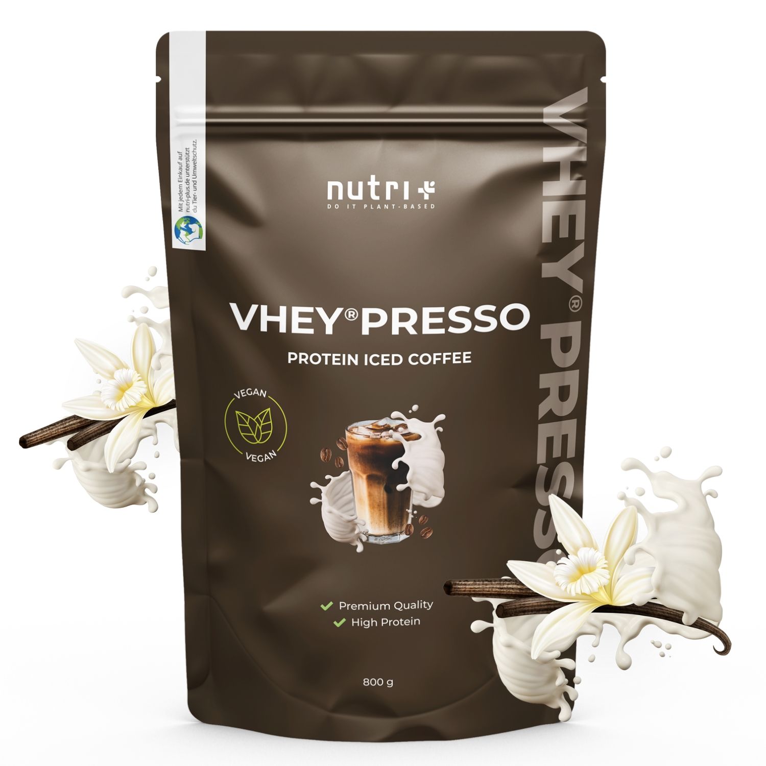 nutri+ Vheypresso Vanilla Eiwitkoffie
