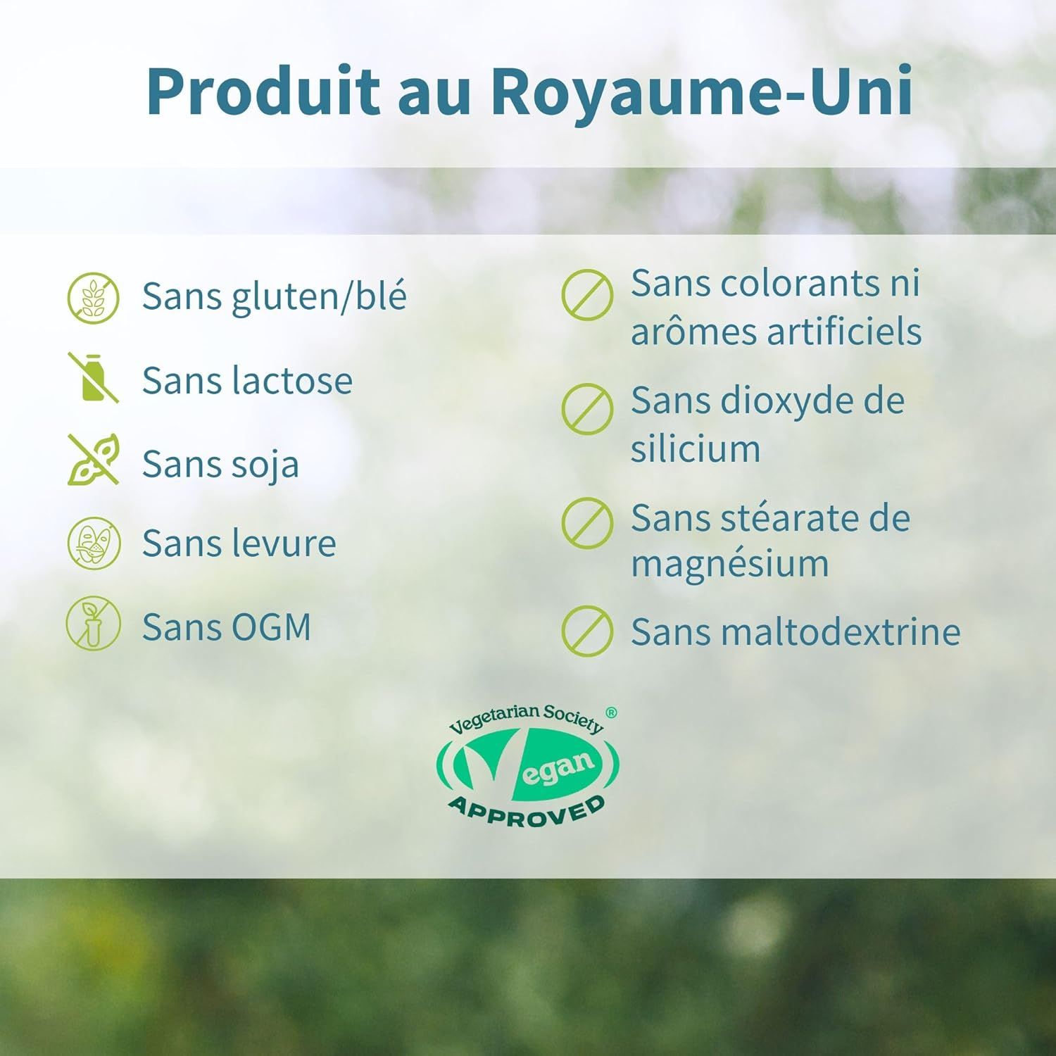 Gros plan d'algues rouges, source d'astaxanthine, avec du texte sur les algues naturelles et pures en néerlandais.