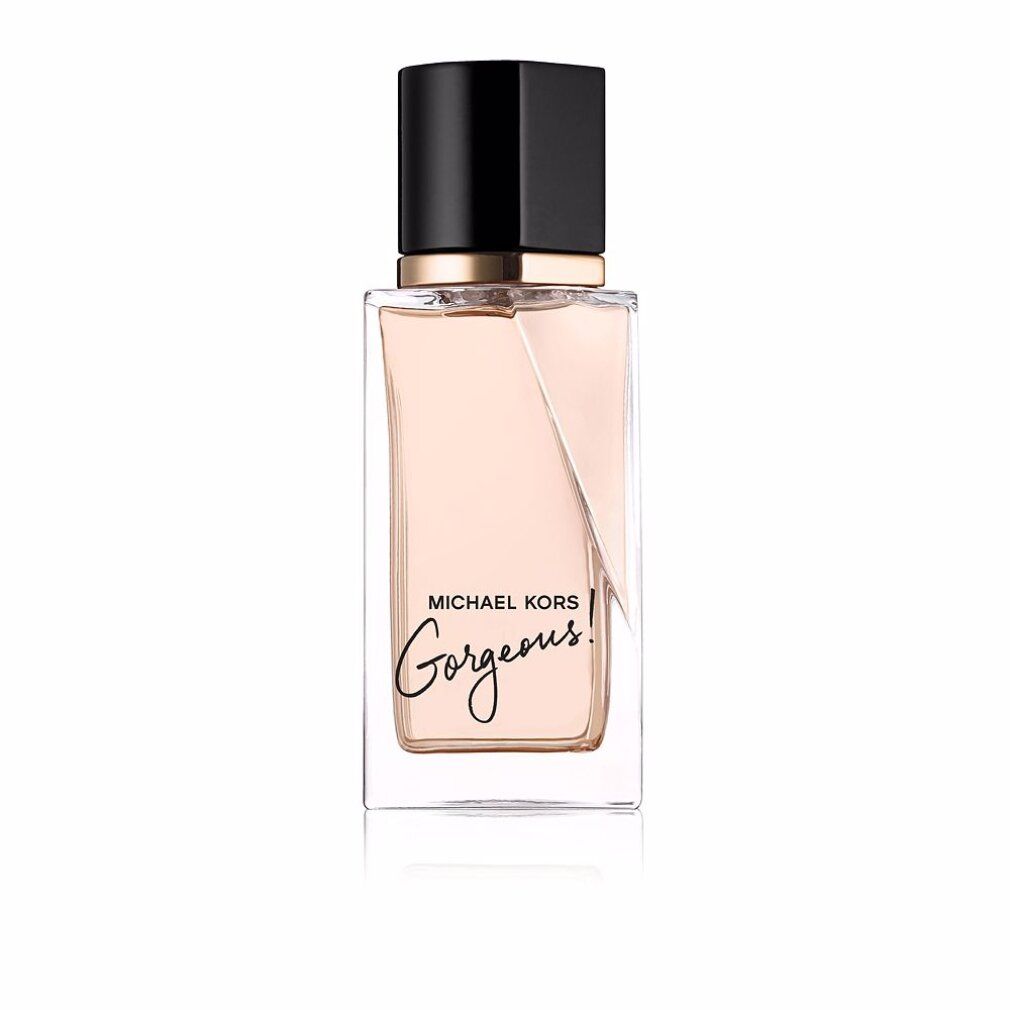 Fles Michael Kors Gorgeous! Eau de Parfum met zwarte dop.