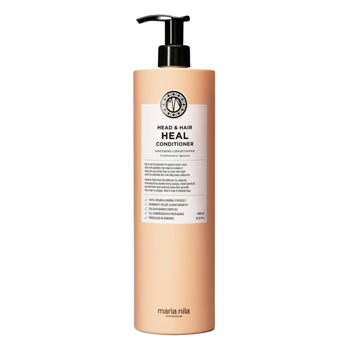 Maria Nila Head & Hair Heal Conditioner fles met pompdispenser, 350ml.
