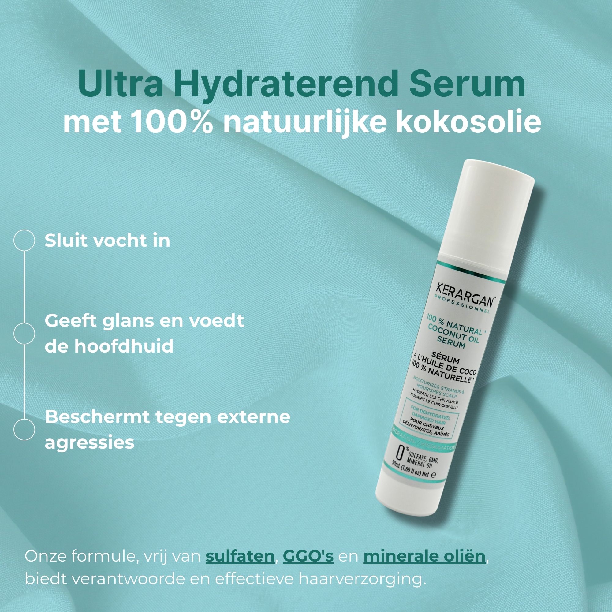 Kerargan - Hydraterend Serum met Kokosolie