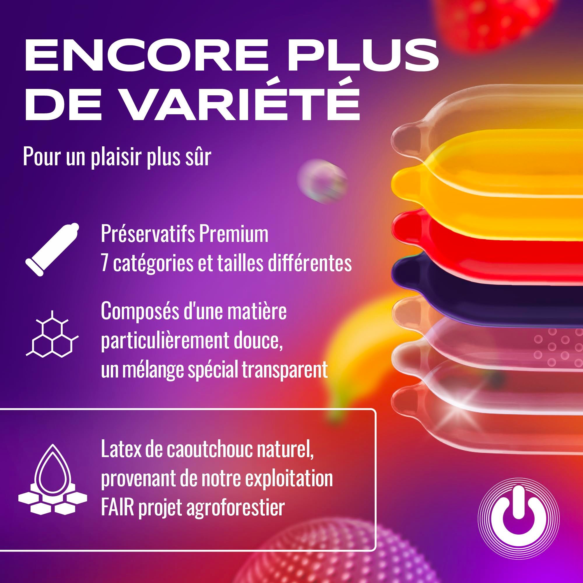 ON) Préservatifs Mix 54mm