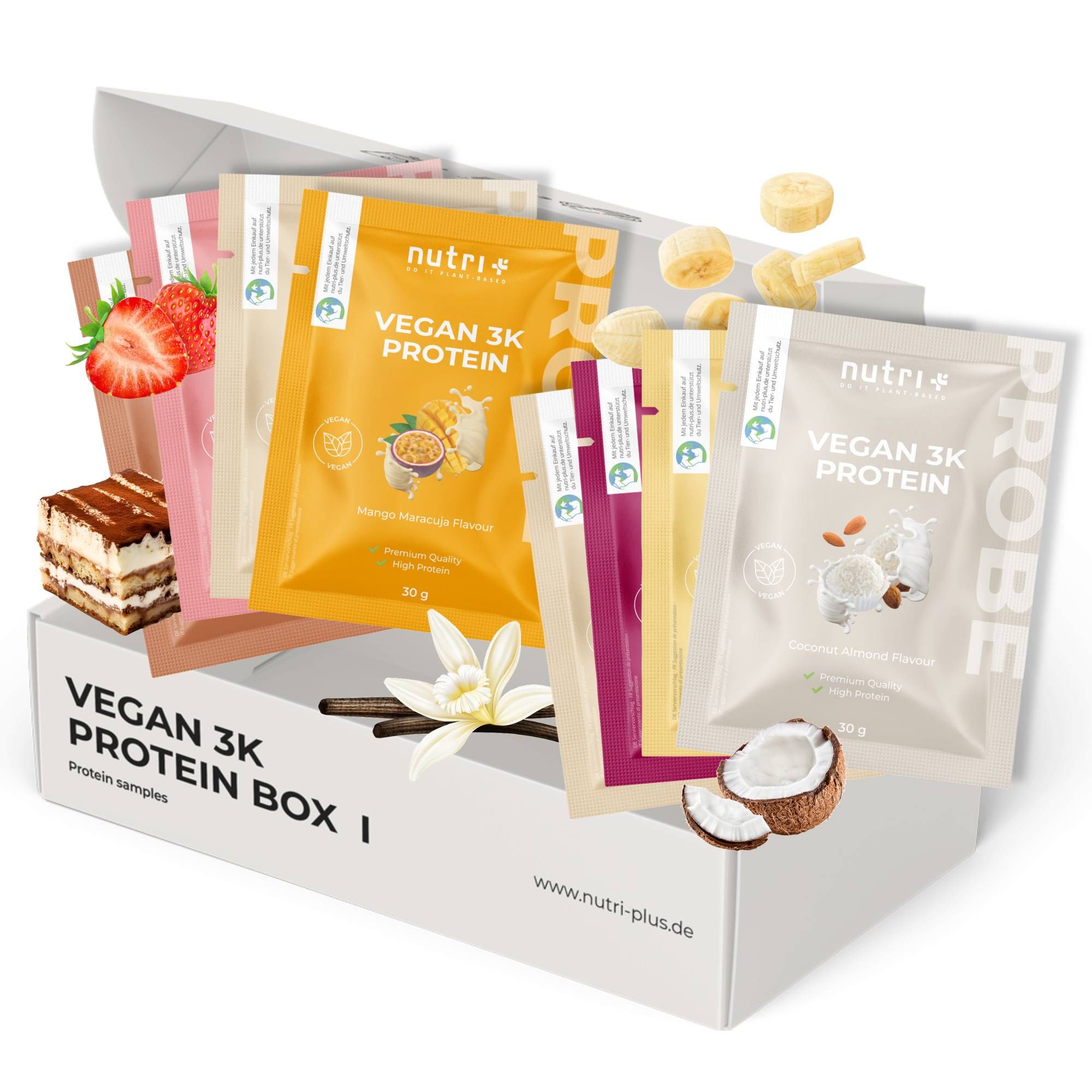 nutri+ Monsterbox Veganistisch 3K Eiwit I