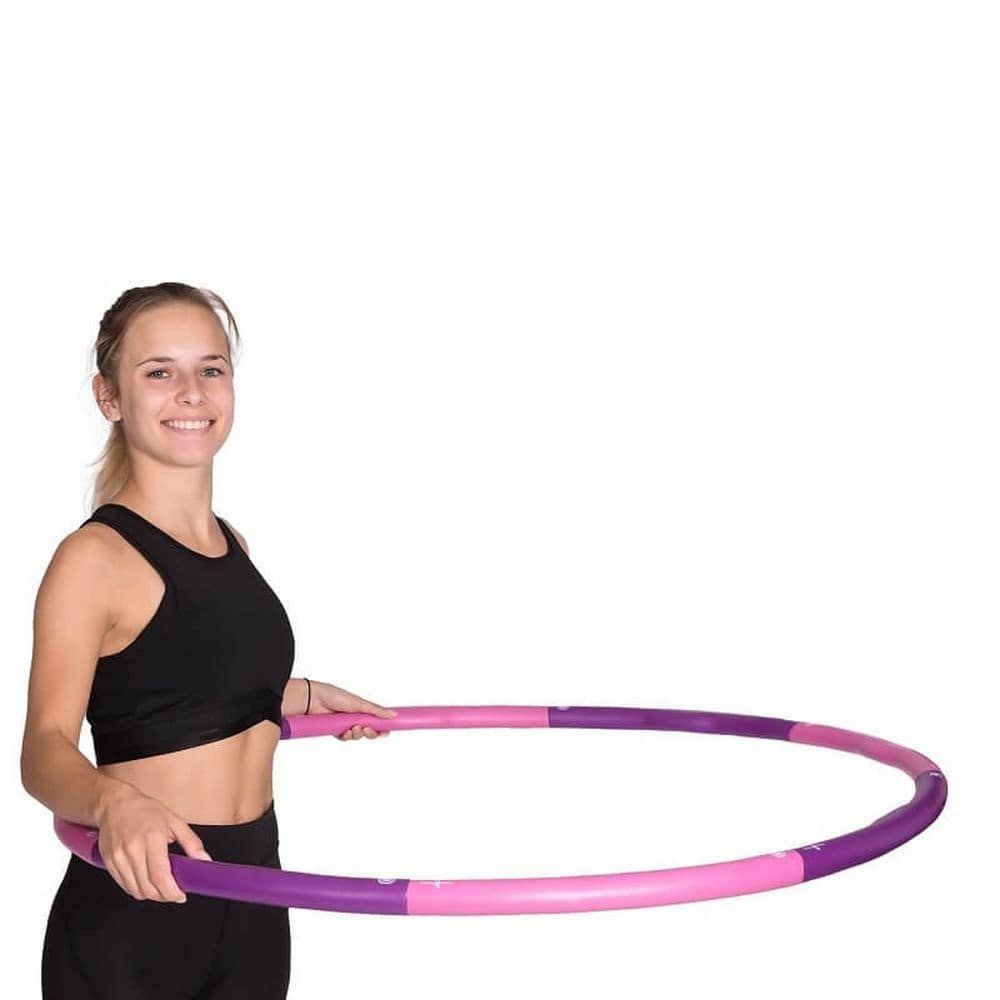 Hoopomania Light Hoop Roze/Violet schuimrubberen hoelahoep, 1,2 kg, Ø 100 cm