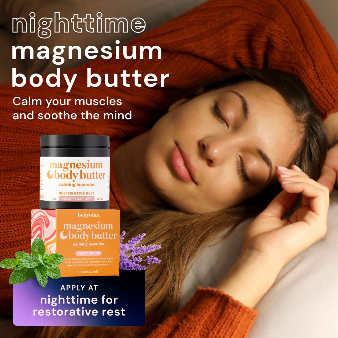 Bodyotics Magnesium Body Butter lavande, karité.