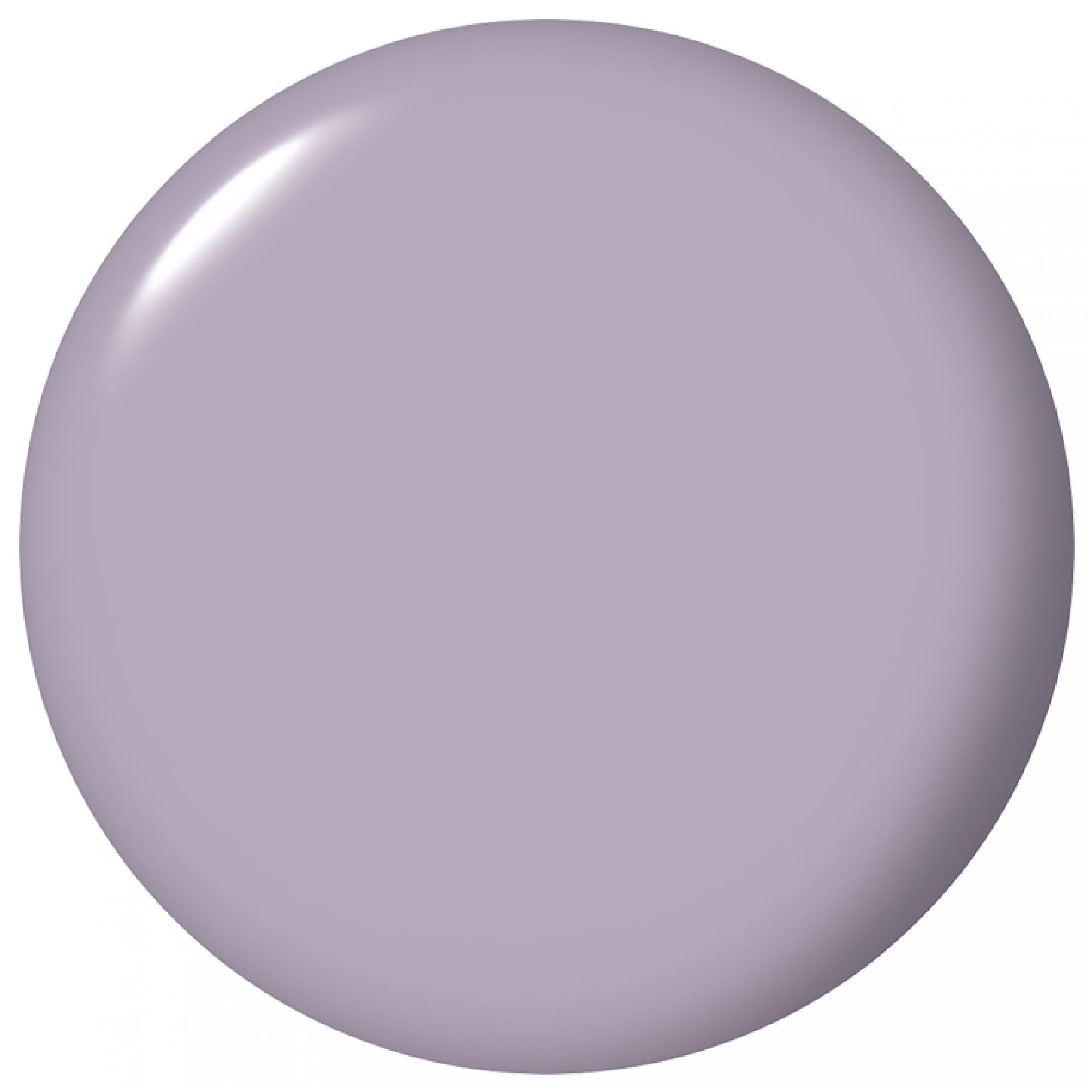 Échantillon de couleur du vernis à ongles OPI Nature Strong 'Right as Rain', teinte lavande pâle.