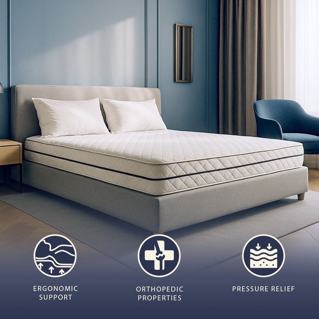The White Stone Matras 120x200 met Pocketveren en Waterfoam | Hoogte 24 cm