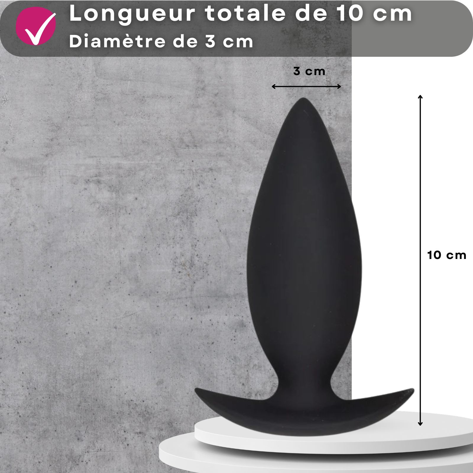 Lovelyness- Plug anal en silicone - Kit d'entraînement « Advanced »