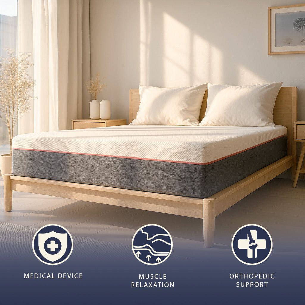 The White Stone Matras 80x190 met Breeze Memory Foam en Pocketvering | Hoogte 30 cm